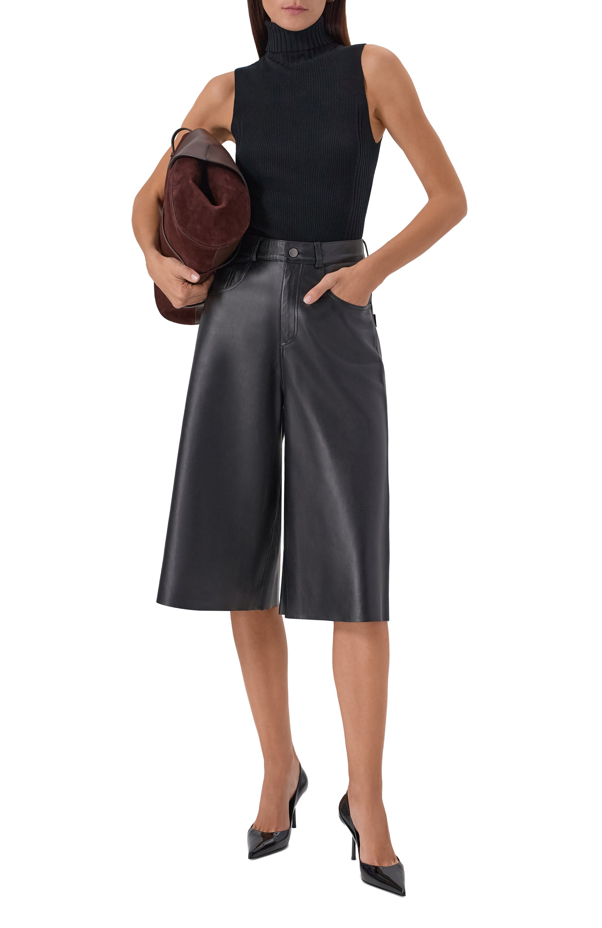 Кожаные шорты belle HAIKURE, арт. HEW03339PL002TP, фото 2