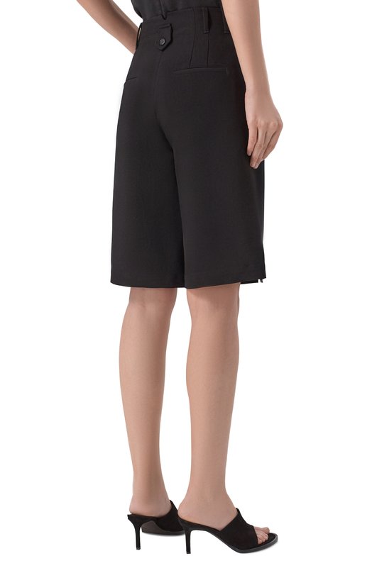 Шорты из шерсти и лиоцелла Isabel Benenato DW64S26 Чёрный  DW64S26 Фото 4