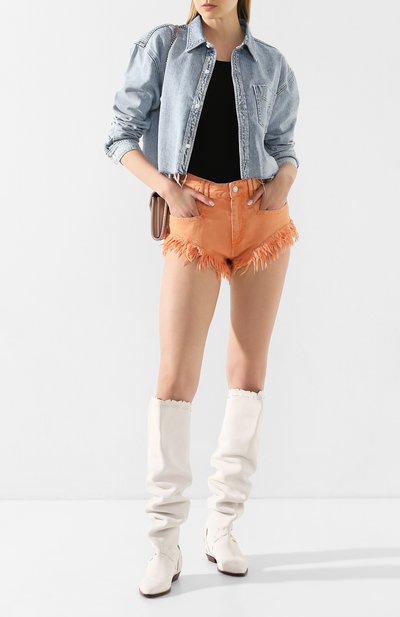 Кожаные ботфорты saliza ISABEL MARANT, арт. SALIZA/CD0025-20E003S, фото 2