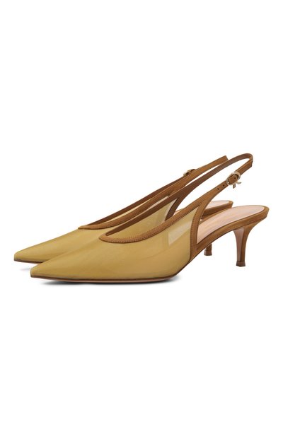 Женские комбинированные туфли robbie 55 GIANVITO ROSSI, арт. G95587.55RIC.0XCD0RD