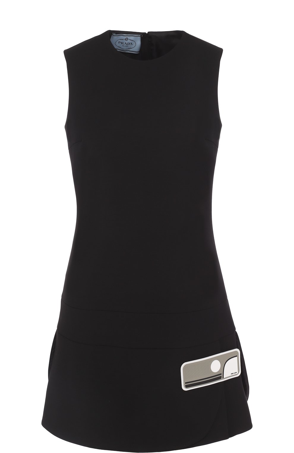 Приталенное шерстяное мини-платье без рукавов PRADA, арт. P35Z4-1P8E-F0700, фото 1