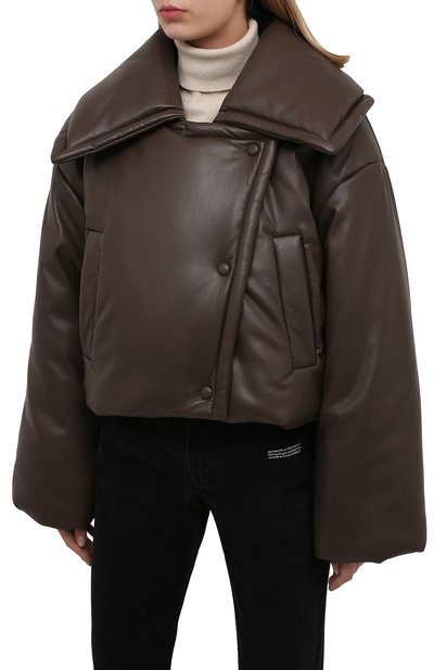 Пуховик из экокожи NANUSHKA, арт. NW21FW0W01076, фото 3