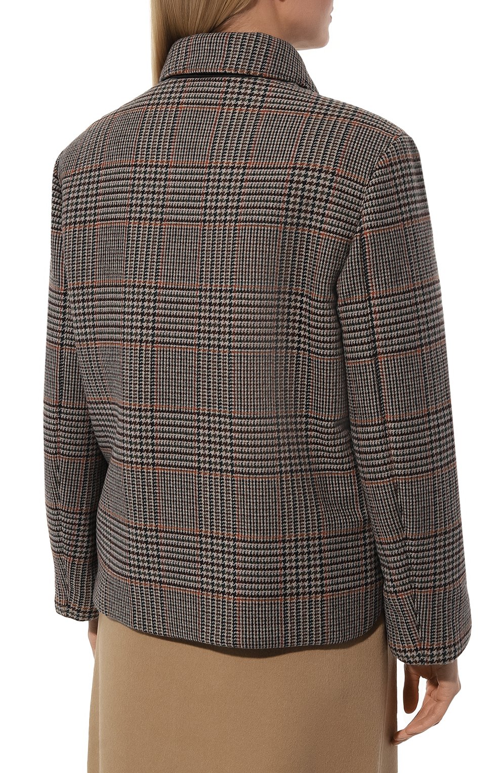 Жакет из шерсти и кашемира PRADA, арт. P502M-1ZR4-F0342-212, фото 4