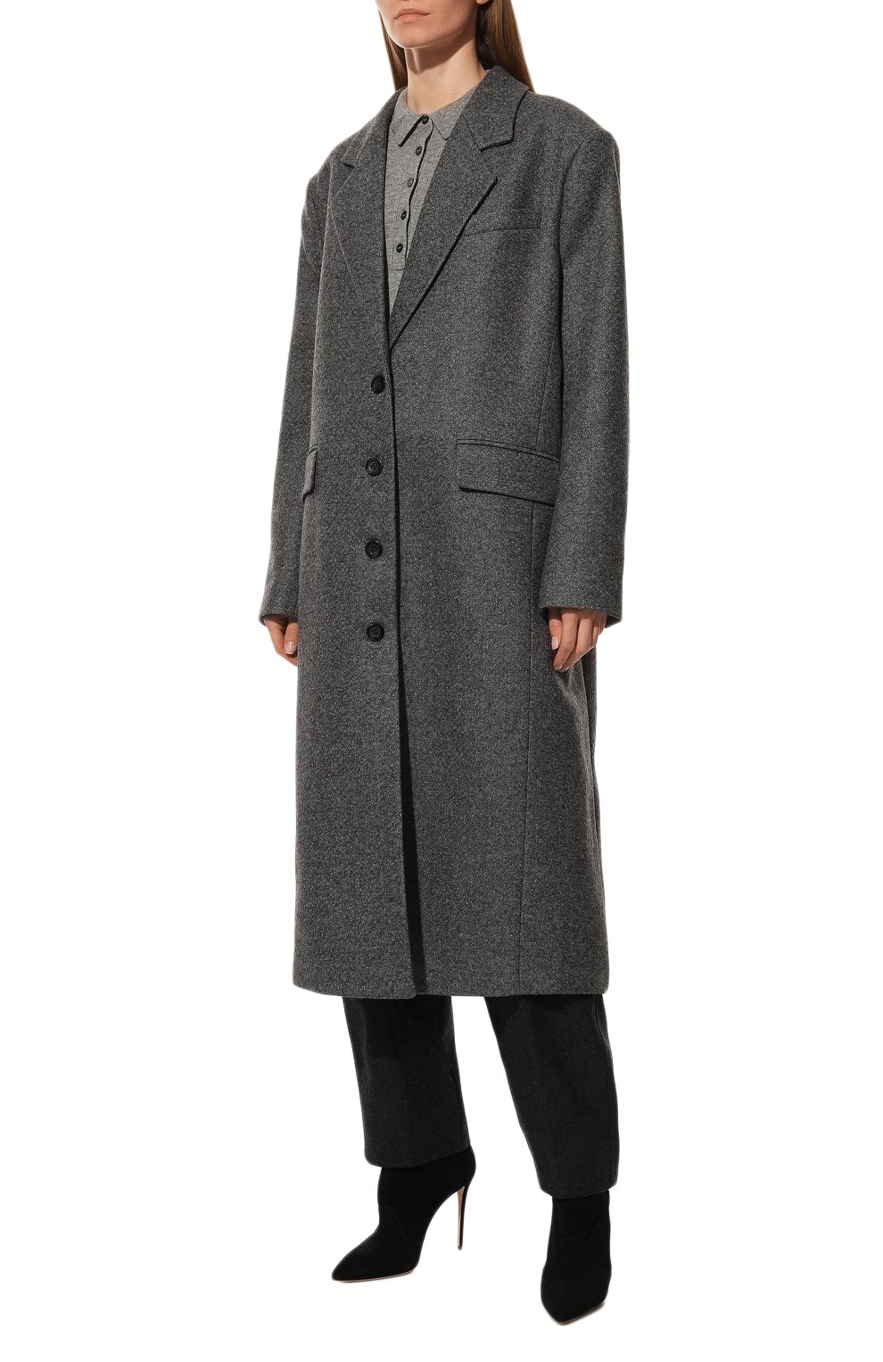 Шерстяное пальто LOOM BY RODINA, арт. LBR-2223COGR, фото 3