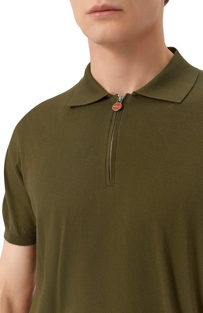 Хлопковое поло KITON, арт. UMKX33ZK319, фото 5