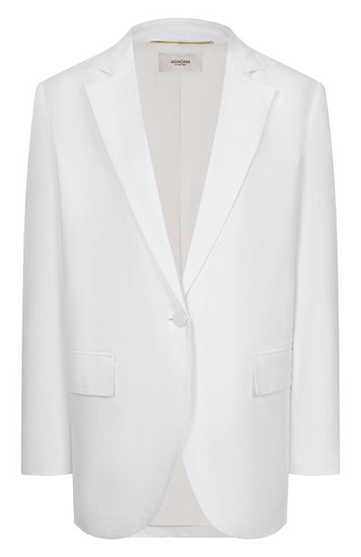 Женский льняной жакет AGNONA, арт. TX1102E/U3049E