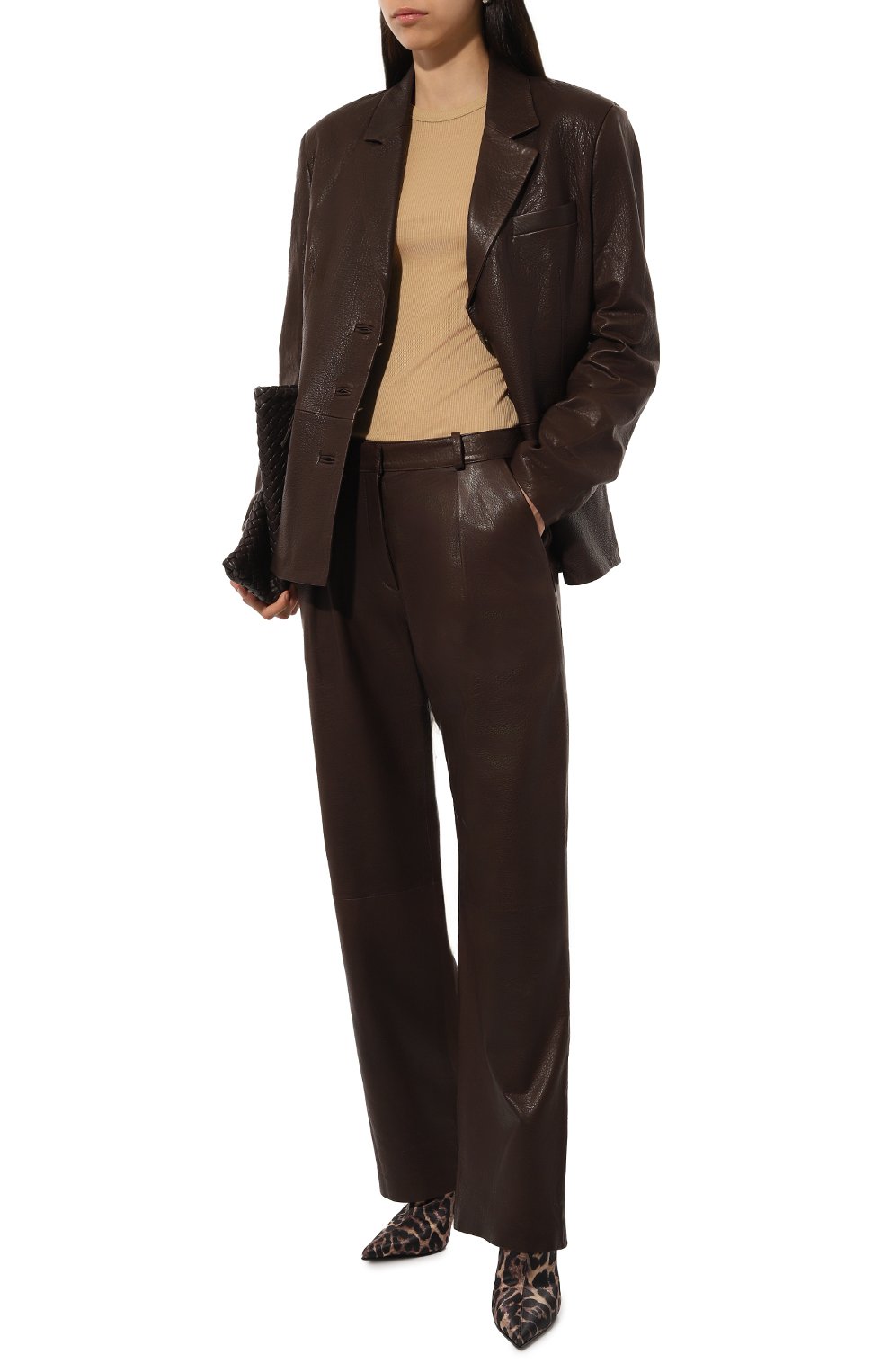 Кожаные брюки HALFBOY, арт. HFW241WLPN179, фото 2