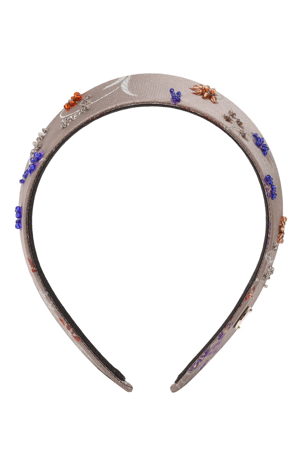 Кокошник PANFIL серого цвета по цене 14000 руб., арт. 45-KOK-D, фото 1 Кокошник PANFIL, арт. 45-KOK-D, фото 1