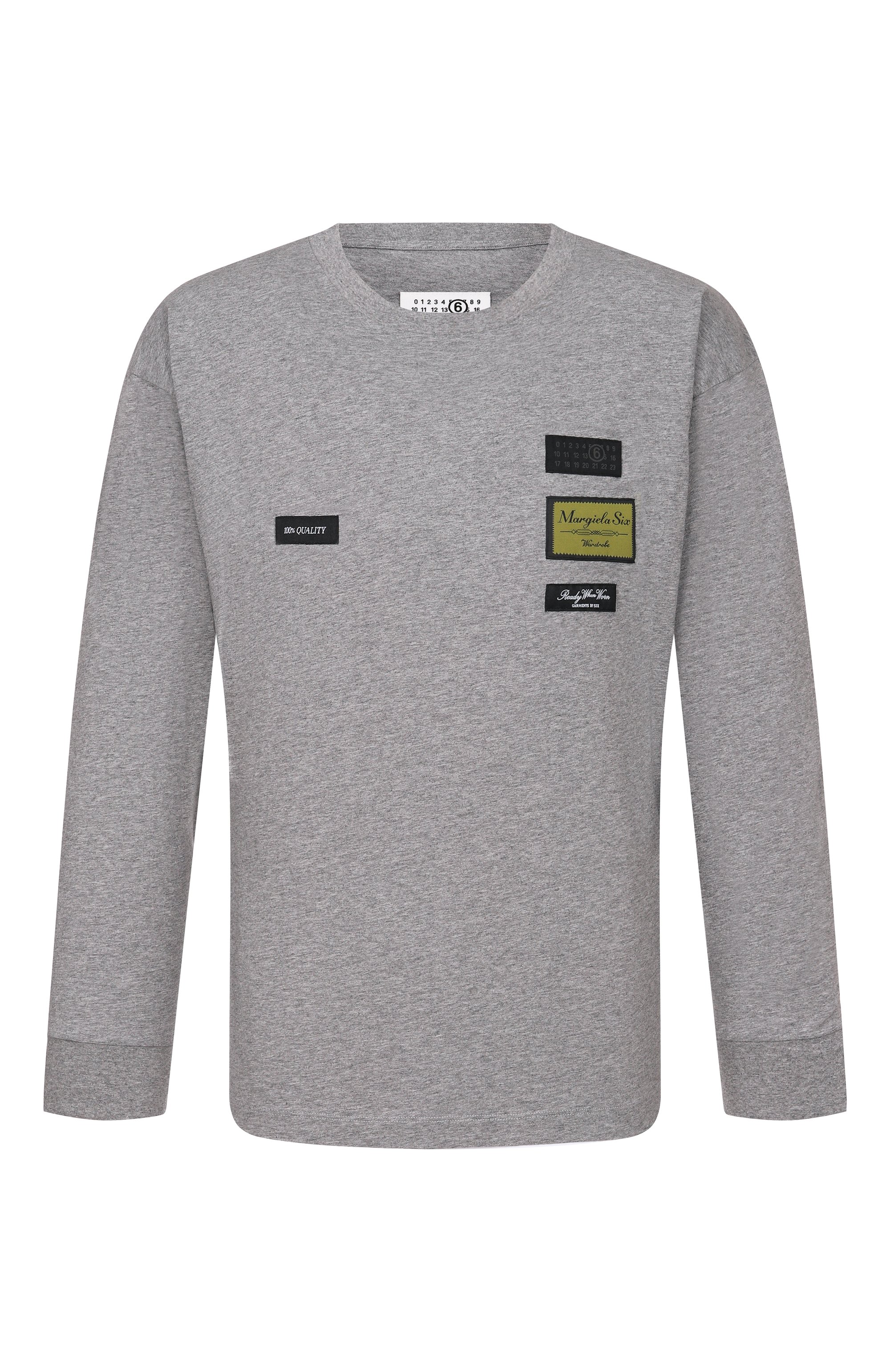 Хлопковый лонгслив MM6, арт. SH0NH0023/M20170, фото 1