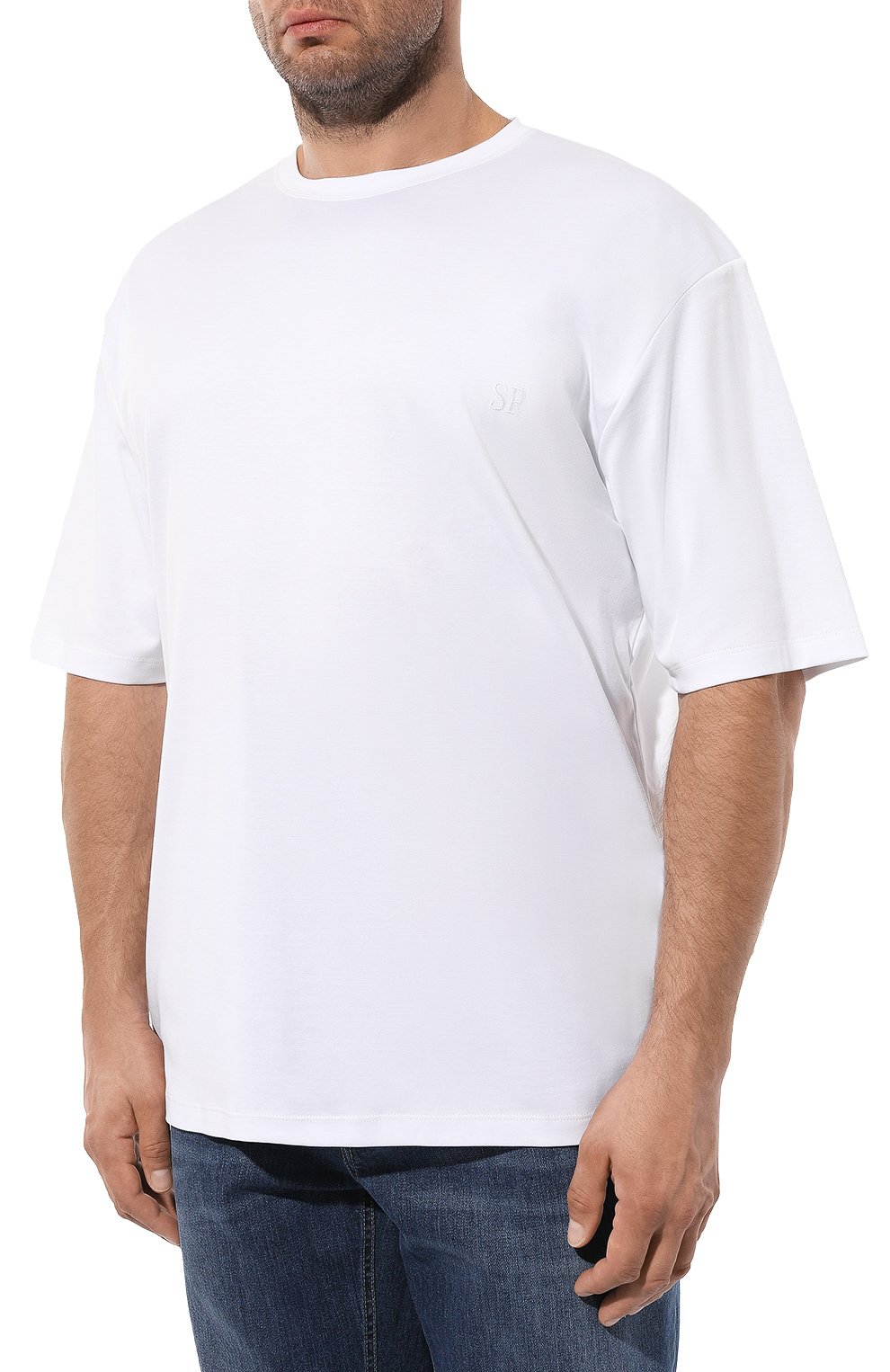 Хлопковая футболка STEFANO RICCI, арт. MNH4303610/LUXT, фото 3