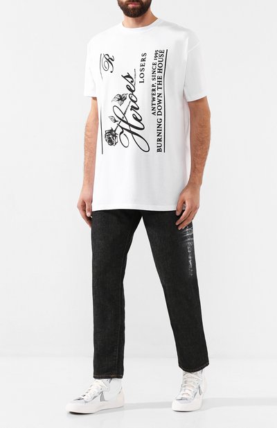 Хлопковая футболка RAF SIMONS, арт. 192-120-19001, фото 2