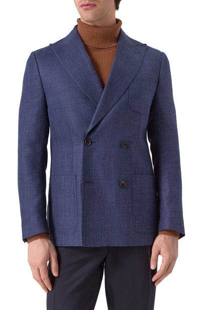 Пиджак из шерсти и шелка CORNELIANI, арт. 25X009-2516229, фото 5