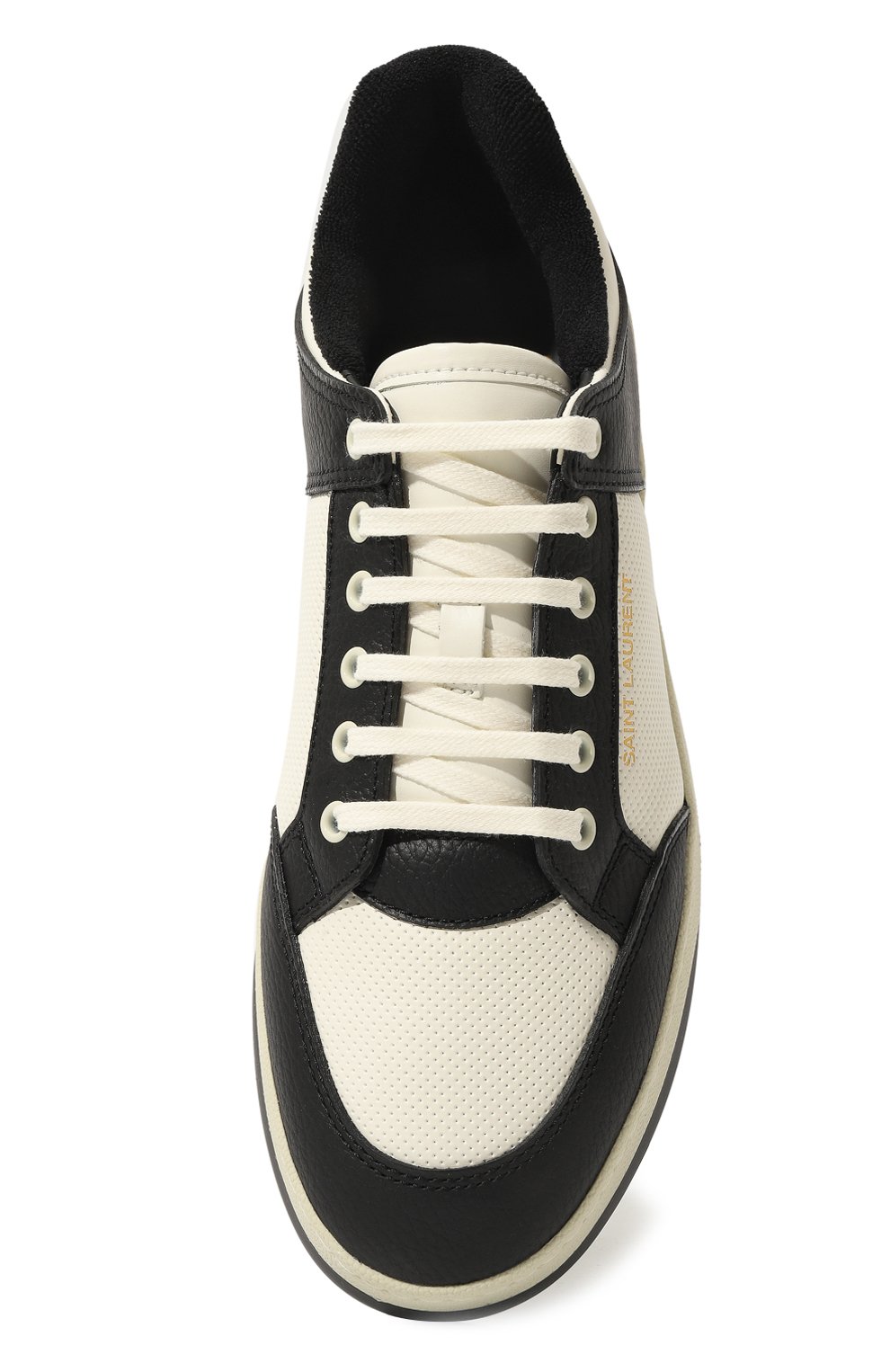 Кожаные кеды sl/61 SAINT LAURENT, арт. 713600/AAAWR, фото 6