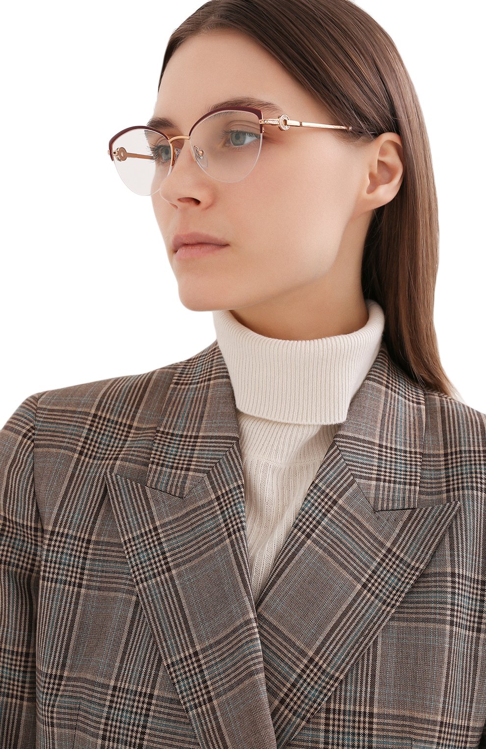 Оправа BVLGARI красного цвета по цене 36700 руб., арт. 2217B-2054, фото 2 Оправа BVLGARI, арт. 2217B-2054, фото 2