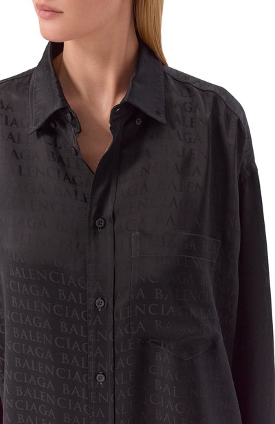 Рубашка из вискозы BALENCIAGA, арт. 850978/TT054, фото 5