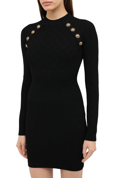 Платье из вискозы BALMAIN, арт. UF16213/K110, фото 3