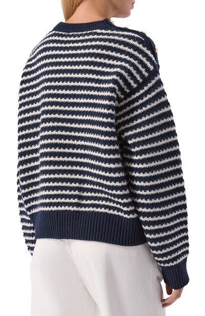 Свитер из шерсти и хлопка GANNI, арт. K2550/2733, фото 4