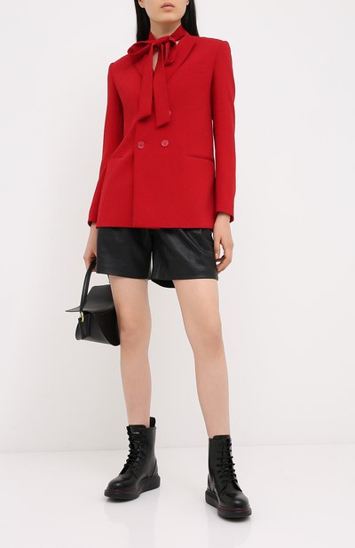Кожаные шорты REDVALENTINO, арт. UR3NH00V/5BW, фото 2