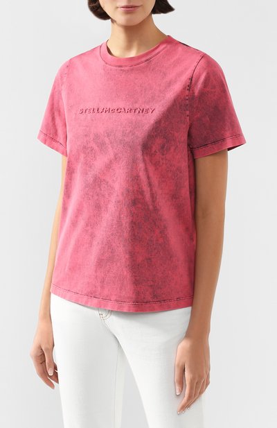 Хлопковая футболка STELLA MCCARTNEY, арт. 596957/SNW45, фото 3