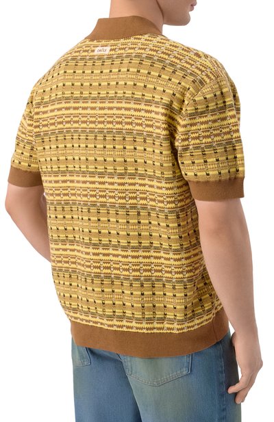 Хлопковое поло DROLE DE MONSIEUR, арт. K-P0207-C0209-YL, фото 4