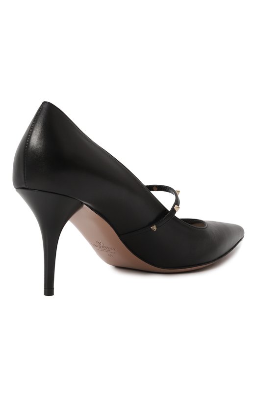 Кожаные туфли Rockstud Wispy Valentino 5W2S0JX8/SBQ Чёрный  5W2S0JX8/SBQ Фото 5