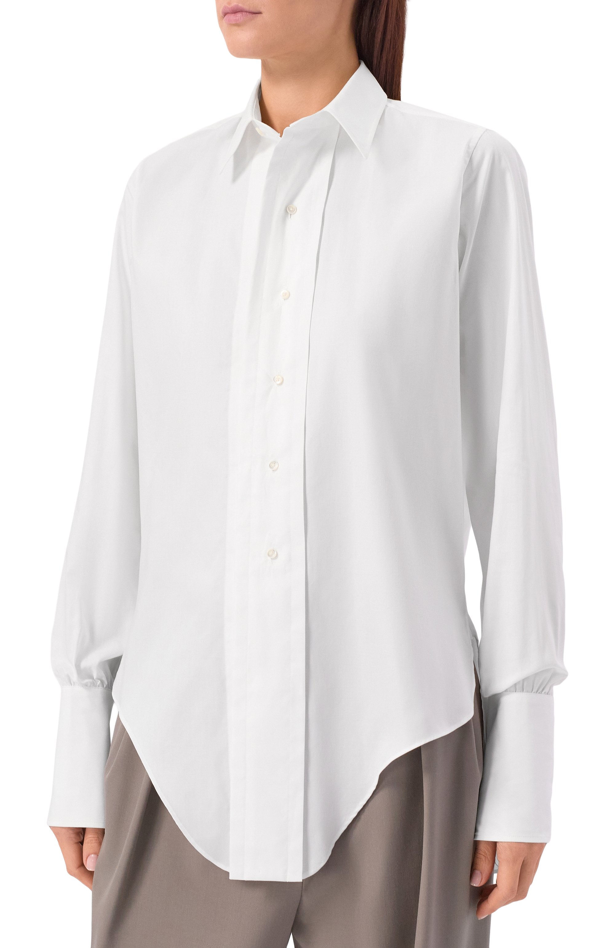 Хлопковая рубашка MAISON MARGIELA, арт. S29DT0006/M35308, фото 3