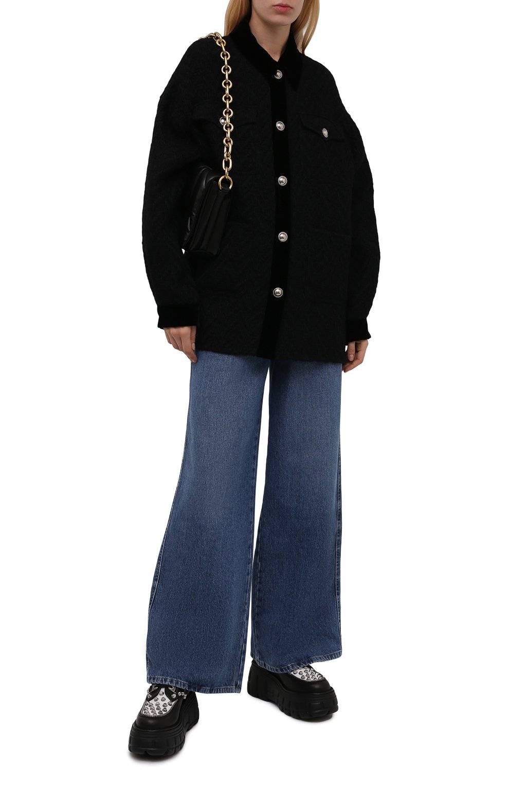 Кожаные дерби MIU MIU черного цвета по цене 105000 руб., арт. 5E636D-Y56-F0967-M085, фото 2 Кожаные дерби MIU MIU, арт. 5E636D-Y56-F0967-M085, фото 2