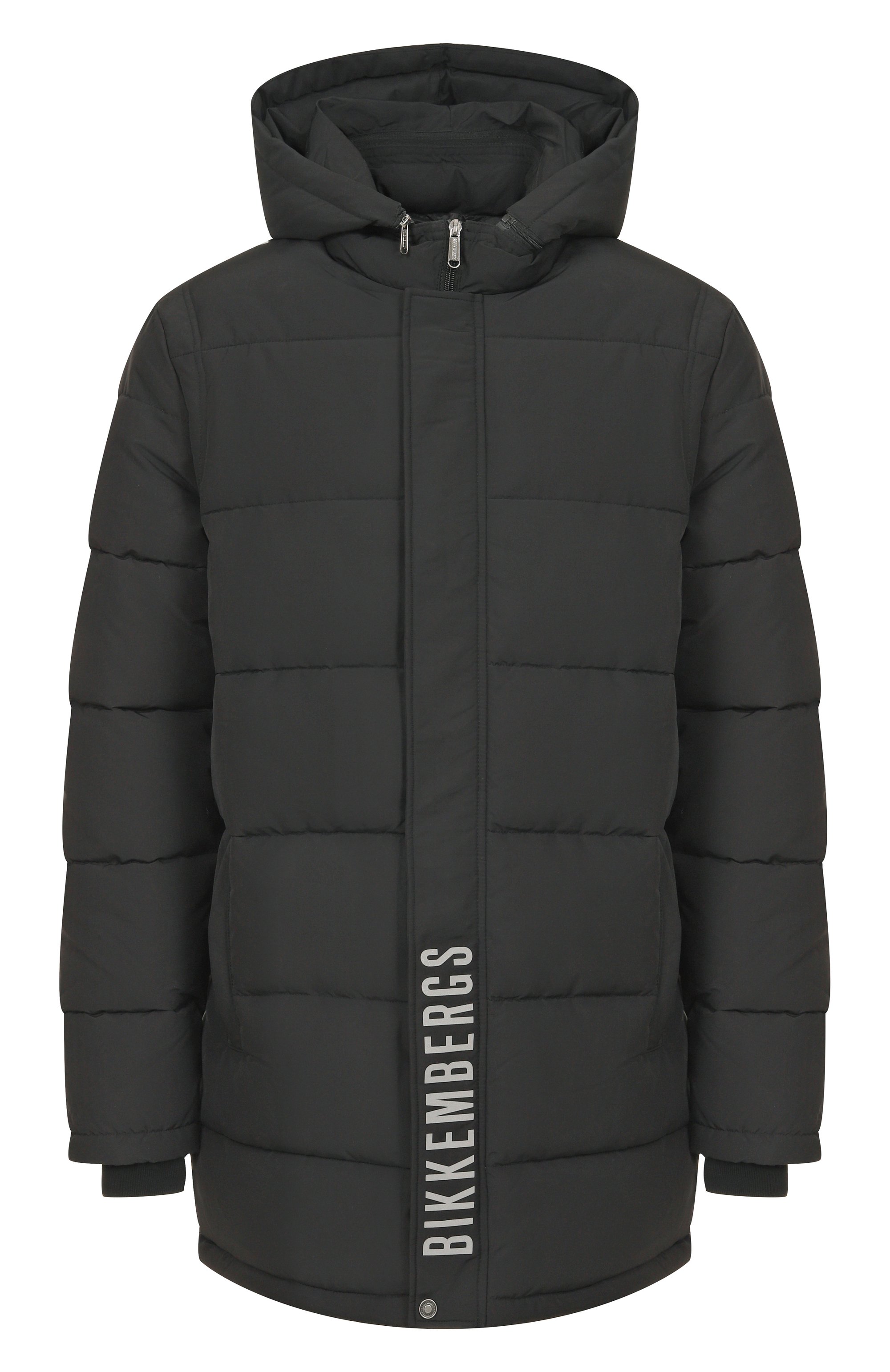 Пуховик DIRK BIKKEMBERGS темно-серого цвета по цене 36900 руб., арт. BMG1264, фото 1 Пуховик DIRK BIKKEMBERGS, арт. BMG1264, фото 1