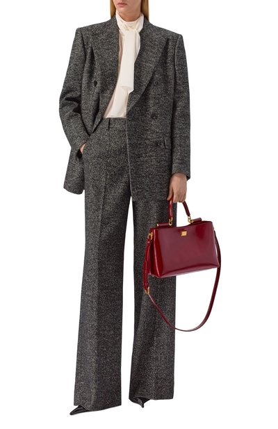 Сумка vittoria DOLCE & GABBANA бордового цвета по цене 214500 руб., арт. BB7896/AZ000, фото 3 Сумка vittoria DOLCE & GABBANA, арт. BB7896/AZ000, фото 3