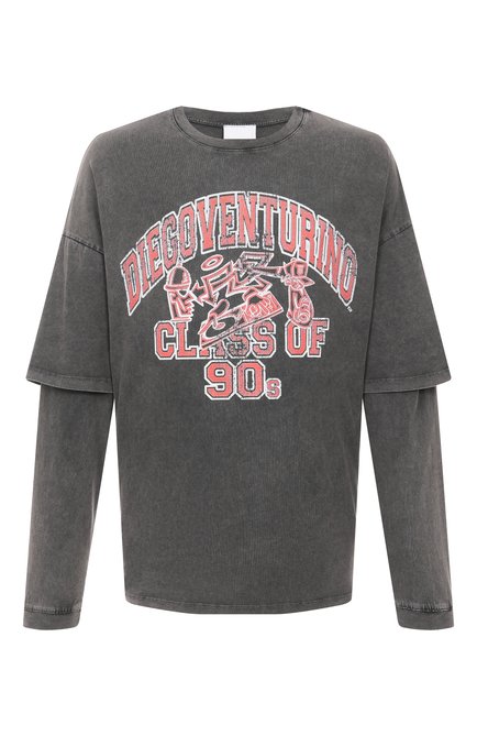 Мужская хлопковый лонгслив DIEGO VENTURINO, арт. DVTS-MLCDVC90