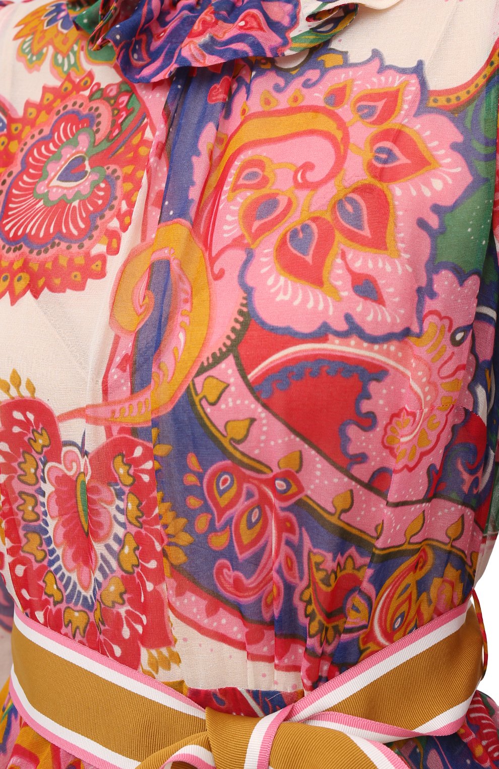 Платье из хлопка и шелка ZIMMERMANN, арт. 9724DAND, фото 5