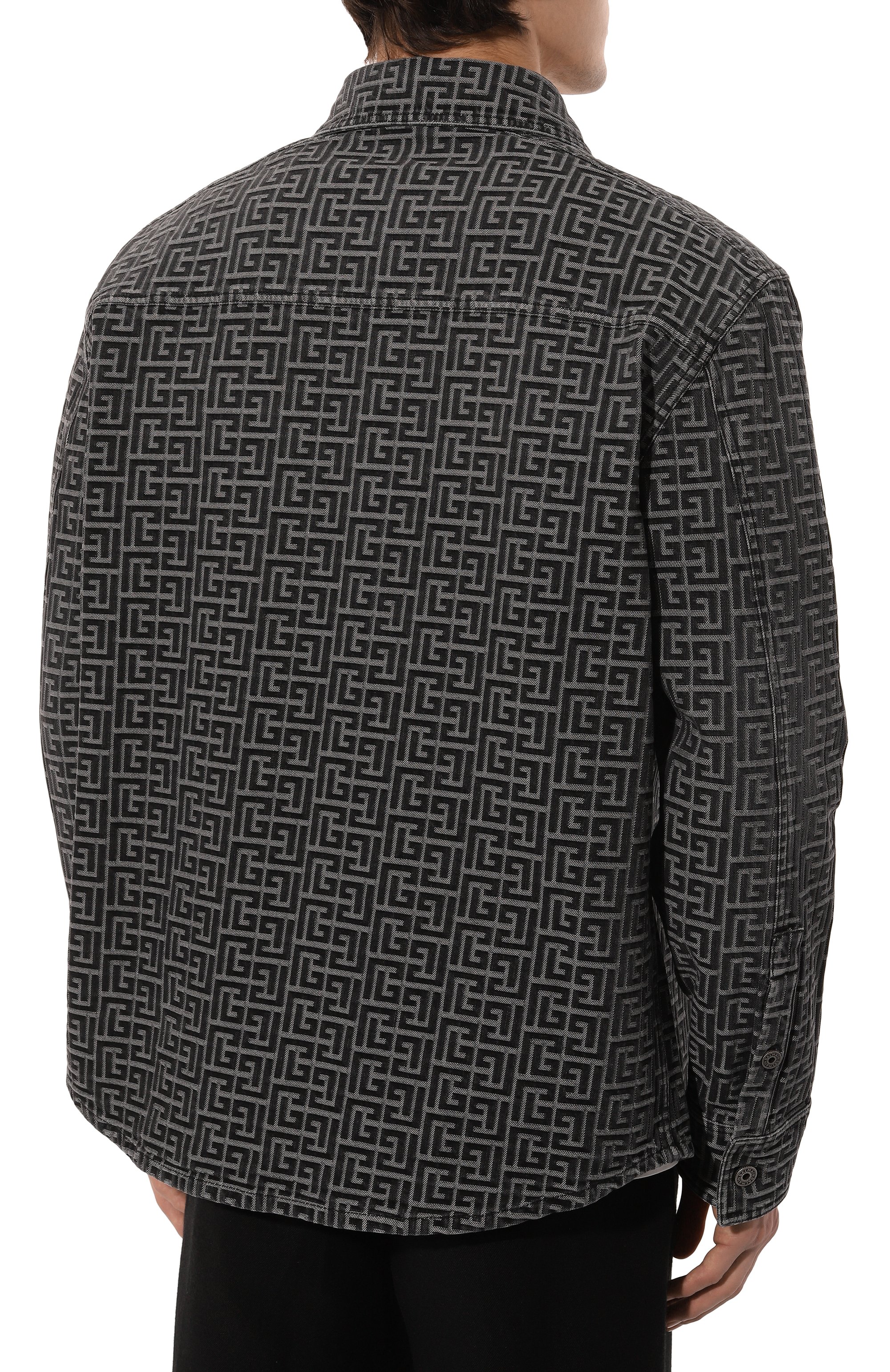 Джинсовая рубашка BALMAIN, арт. BH1HC088/DD68, фото 4