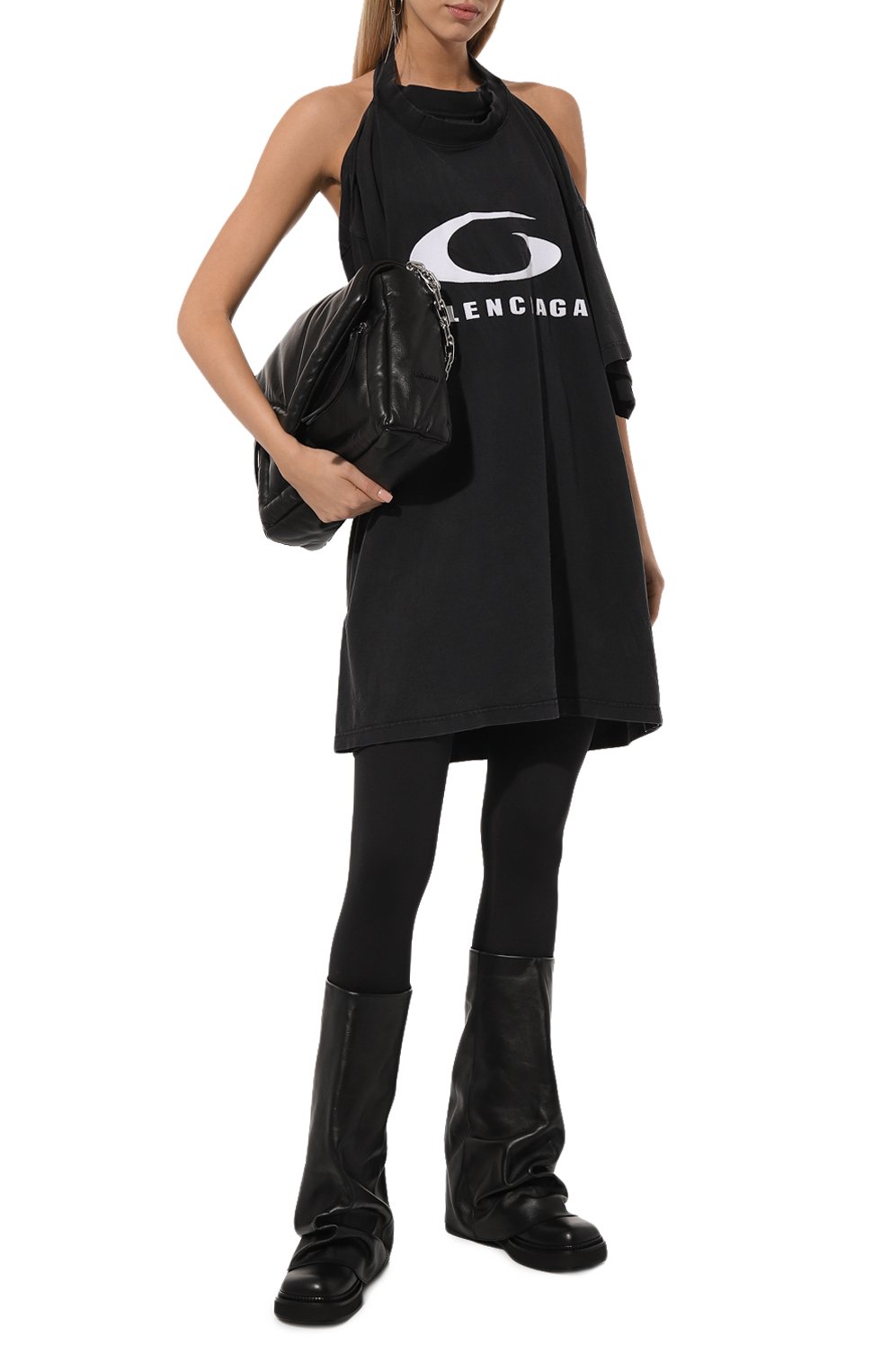 Хлопковое платье BALENCIAGA, арт. 808281/TRVF2, фото 2