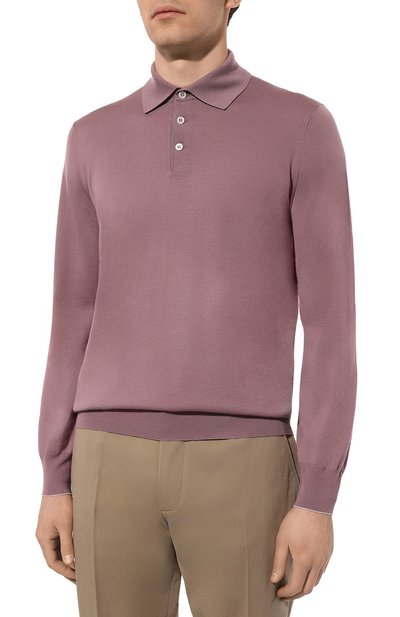 Поло из шерсти и кашемира BRUNELLO CUCINELLI, арт. M2400B2007, фото 3