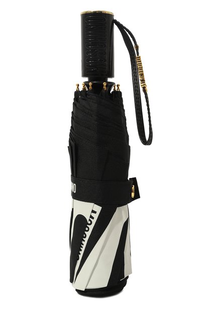 Складной зонт MOSCHINO черного цвета по цене 8995 руб., арт. 8911 0PENCL0SE, фото 5 Складной зонт MOSCHINO, арт. 8911 0PENCL0SE, фото 5