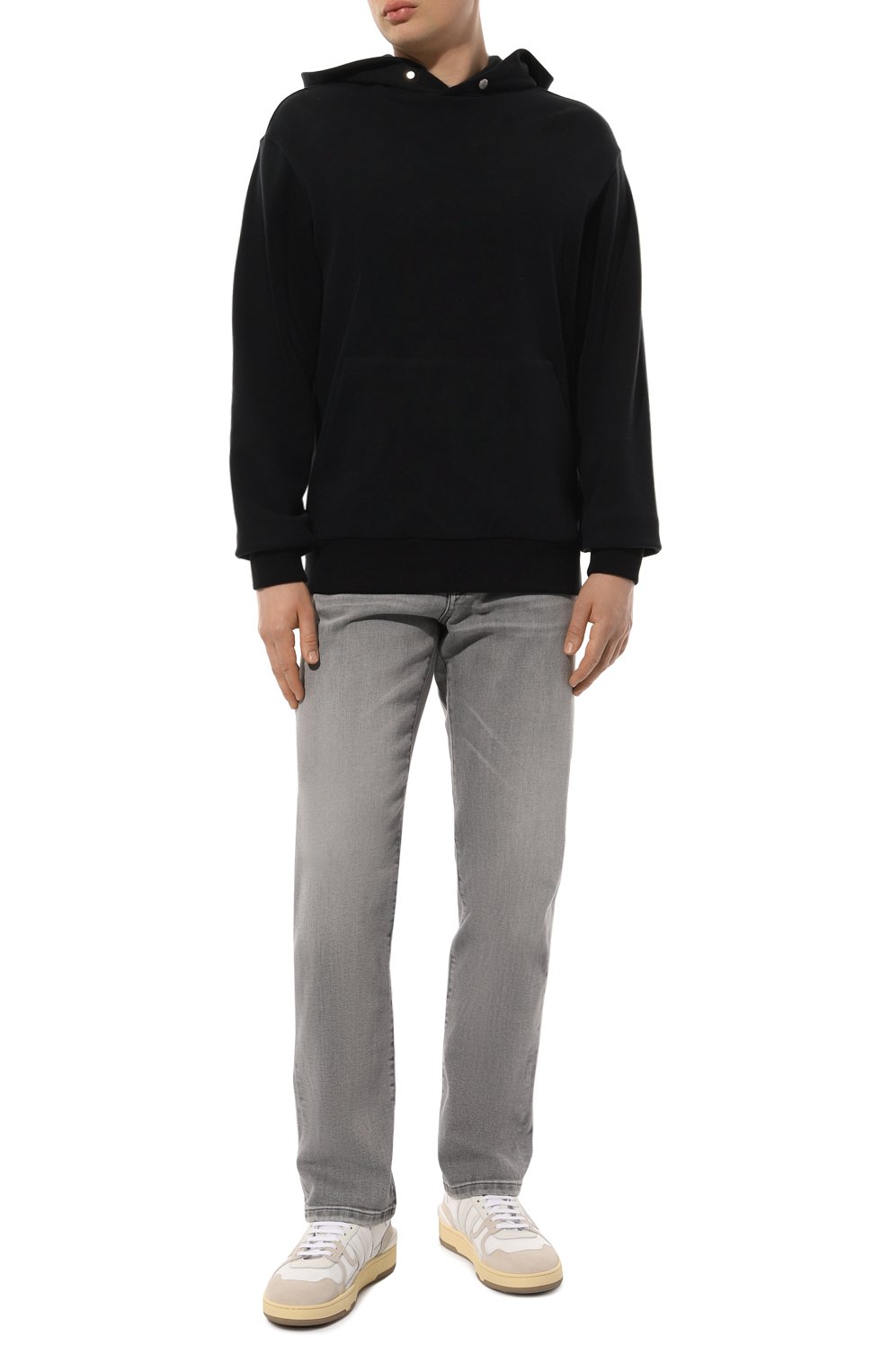 Худи из хлопка и кашемира ZEGNA черного цвета по цене 97250 руб., арт. UD521A7/D852, фото 2 Худи из хлопка и кашемира ZEGNA, арт. UD521A7/D852, фото 2