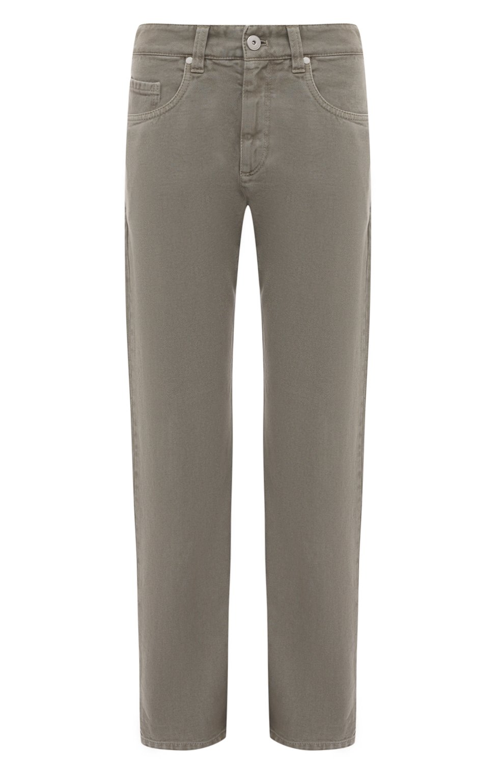 Джинсы BRUNELLO CUCINELLI серого цвета по цене 111500 руб., арт. MB030B1295, фото 1 Джинсы BRUNELLO CUCINELLI, арт. MB030B1295, фото 1