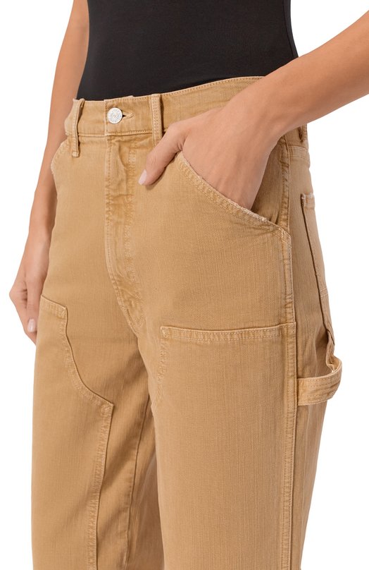 Джинсы  Mother 11038-544/A/BEES KNEES STUD FINDER SNEAK Бежевый  11038-544/A/BEES KNEES STUD FINDER SNEAK Фото 5