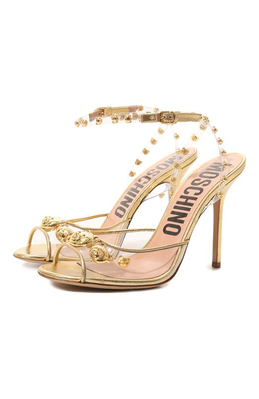 

Босоножки Moschino, Золотой