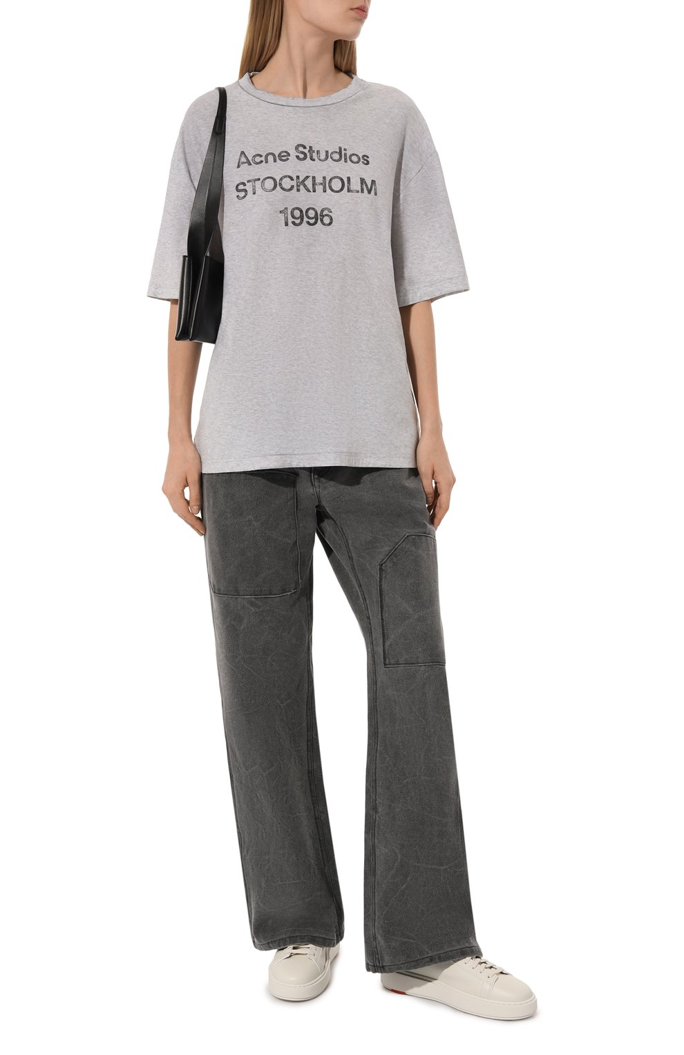 Хлопковая футболка ACNE STUDIOS, арт. FN-UX-TSHI000017, фото 2