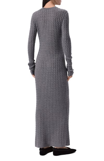 Шерстяное платье TOTEME, арт. 251-WRD0142-YA0036/074, фото 4