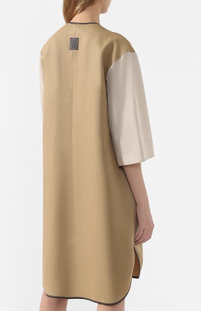 Платье из смеси льна и хлопка LOEWE, арт. S2199600R0, фото 4