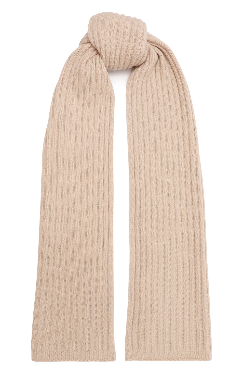 Кашемировый шарф ALLUDE бежевого цвета по цене 49950 руб., арт. 235/11431, фото 1 Кашемировый шарф ALLUDE, арт. 235/11431, фото 1
