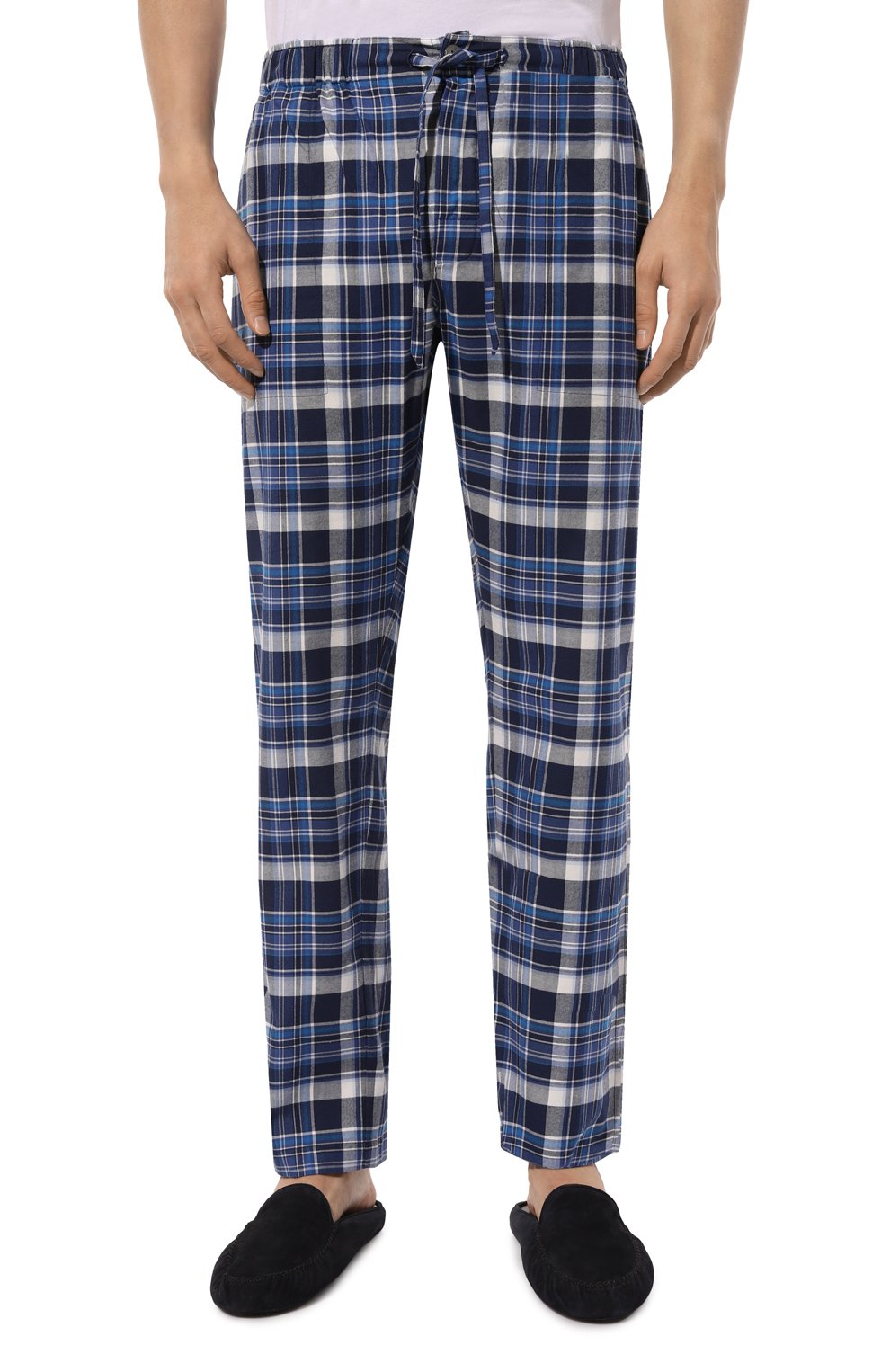 Хлопковые домашние брюки ROBERTO RICETTI синего цвета по цене 15450 руб., арт. PATASCA/B3108, фото 3 Хлопковые домашние брюки ROBERTO RICETTI, арт. PATASCA/B3108, фото 3