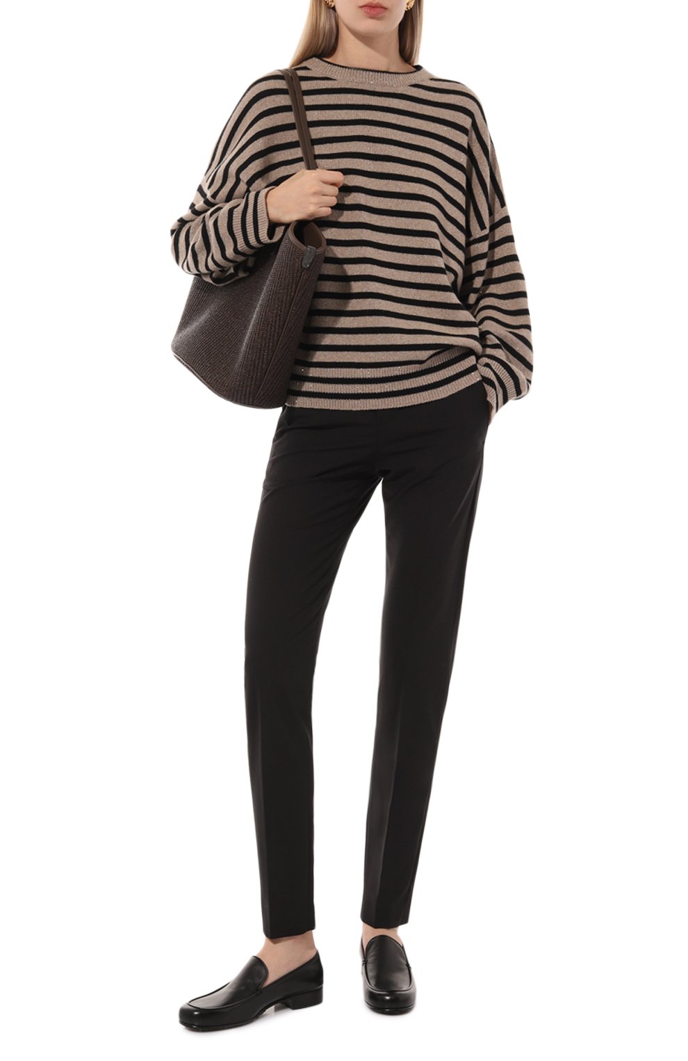 Пуловер из кашемира и шерсти BRUNELLO CUCINELLI, арт. MBM75BP407, фото 2