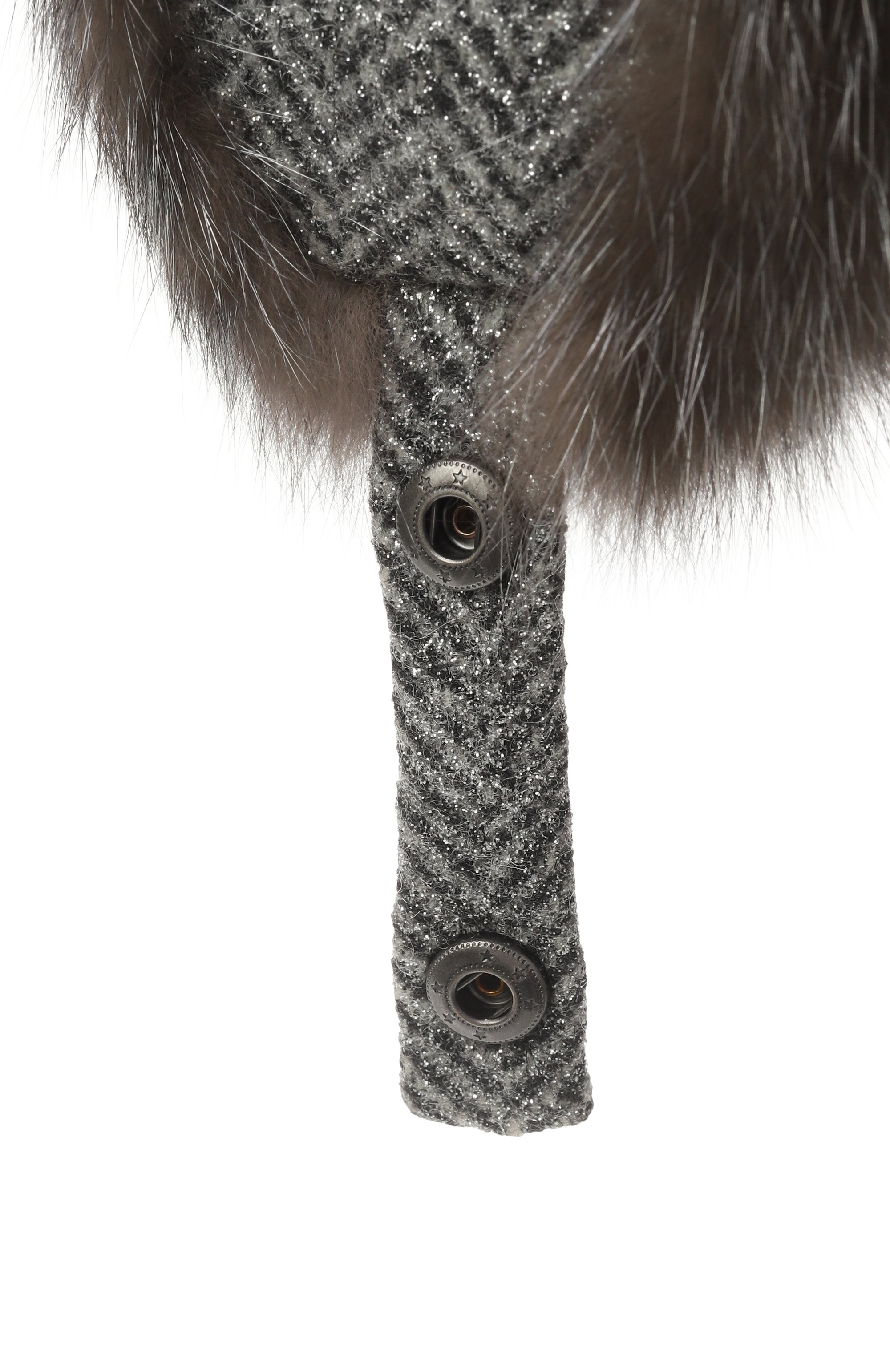 Утепленная шапка-ушанка с отделкой из соболя BLACK SABLE, арт. BS-005F6/SH, фото 3