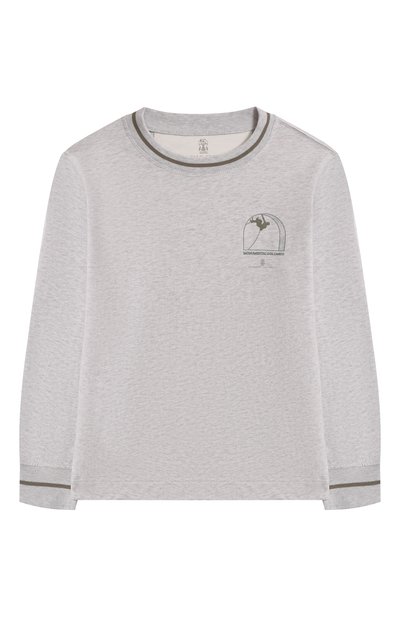 Хлопковый лонгслив BRUNELLO CUCINELLI, арт. B0B13T178B
