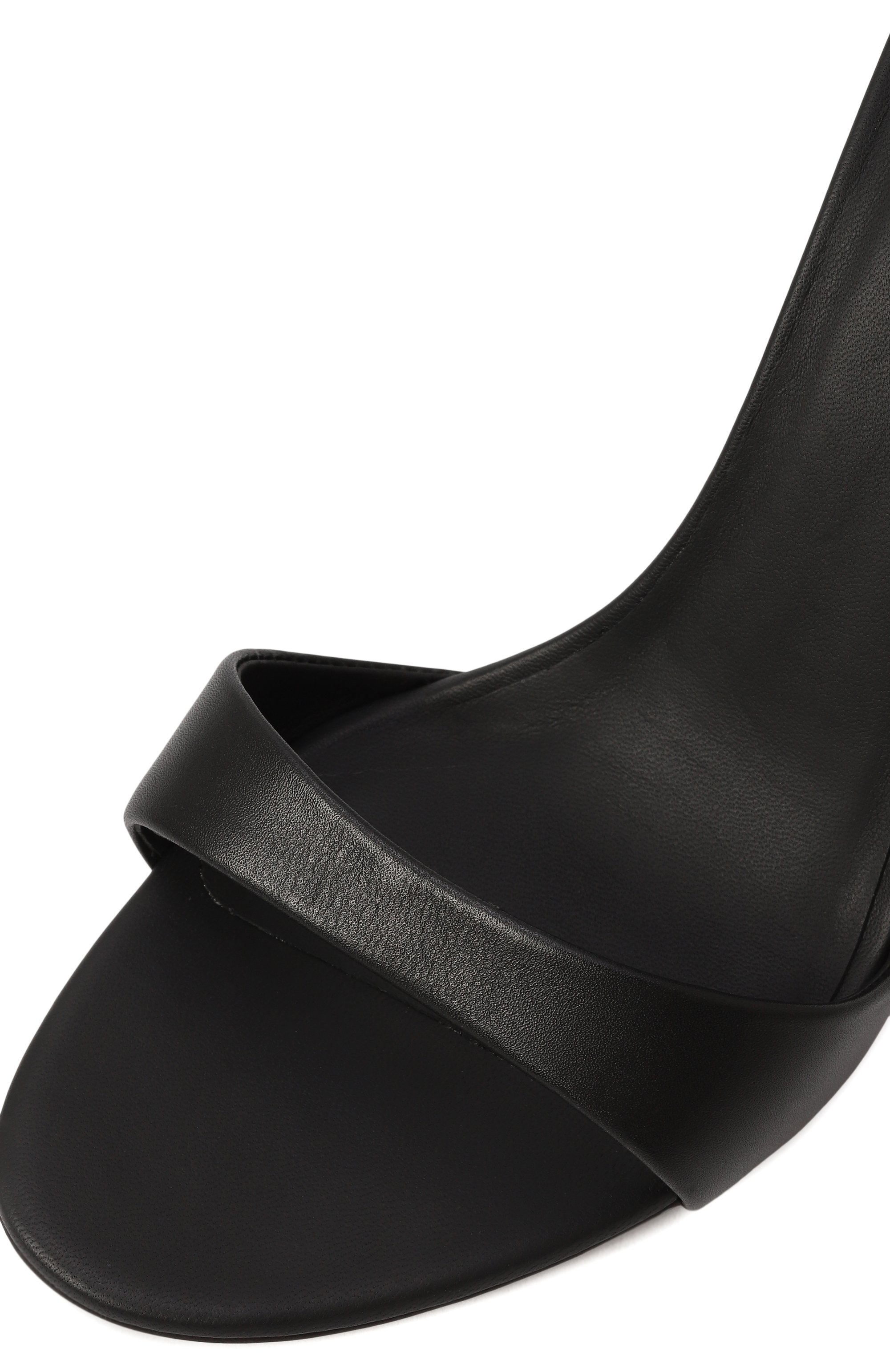 Кожаные босоножки BRUNELLO CUCINELLI черного цвета по цене 164500 руб., арт. MZSKC2829, фото 7 Кожаные босоножки BRUNELLO CUCINELLI, арт. MZSKC2829, фото 7