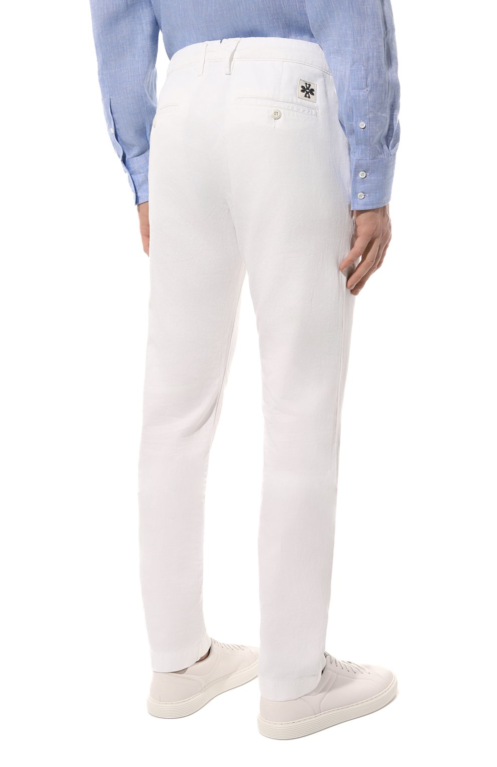 Брюки из хлопка и льна JACOB COHEN, арт. U P 001 01 S 3766, фото 4