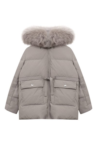 Пуховое пальто YVES SALOMON ENFANT, арт. 25WEM918XXD0TM